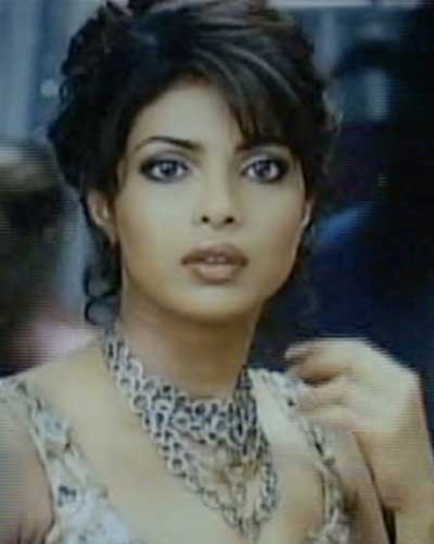 The image featuring Priyanka Chopra with a beautiful layered necklace