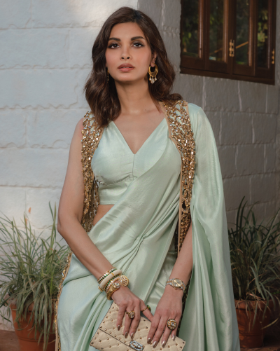 Famous model featuring designer ring, bangles and bracelets from  Vasundhara