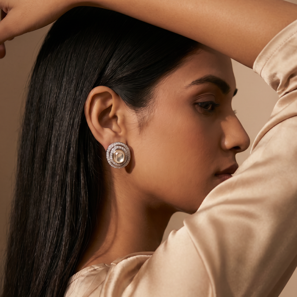 Kundan With Diamantes Top