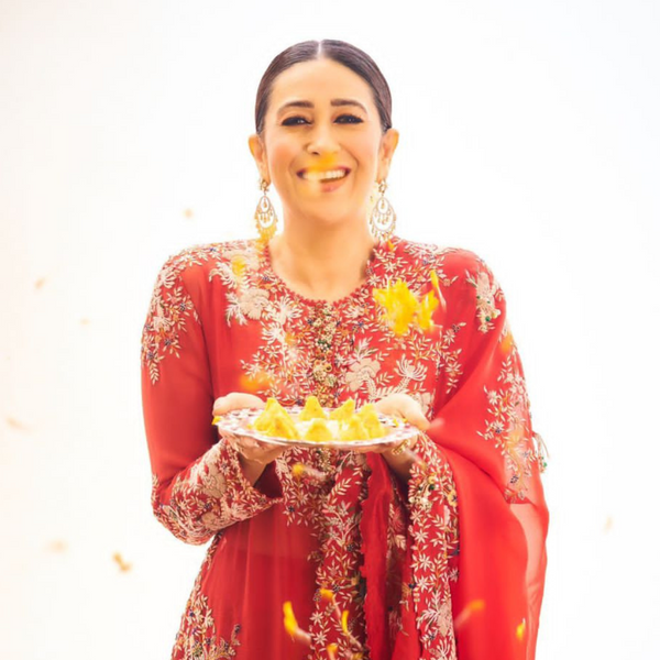 Actress Karishma is Wearing Adara Earrings from Vasundhara Jewelry