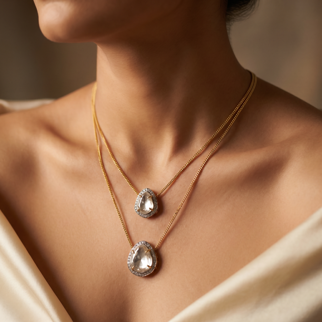 Modern Kundan Necklace
